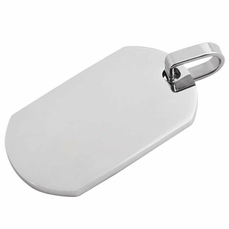 Dein-Juwelier Kollektion Uni Schlusselanhanger Dogtag Ketten-Anhanger Silber 5020069-001 | Charms & Anhanger