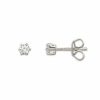 Xenox Xenox Damen Zirkonia Ohrstecker Krappenfassung Silber Xs3516 | Ohrringe