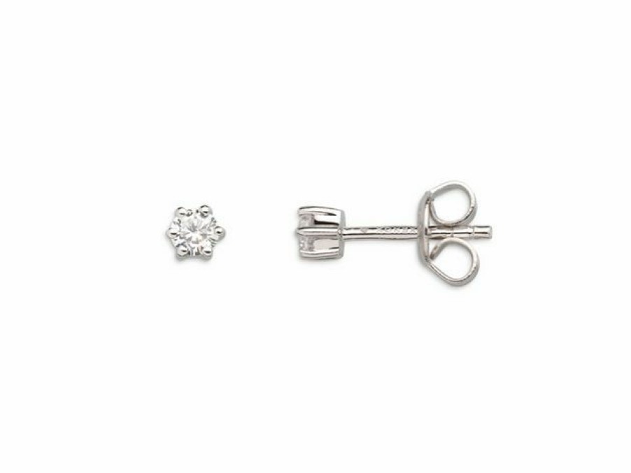 Xenox Xenox Damen Zirkonia Ohrstecker Krappenfassung Silber Xs3516 | Ohrringe