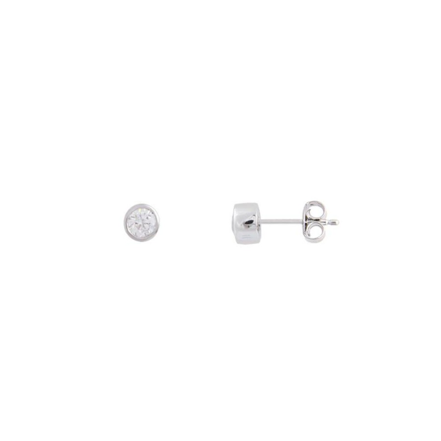 Xenox Xenox Silver Damen-Ohrring, Silber, Silver Circle | Ohrringe