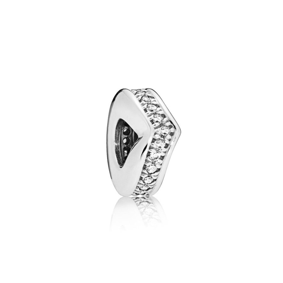 Pandora Pandora Moments Charm Zwischenelement Silber 797808Cz | Charms & Anhanger