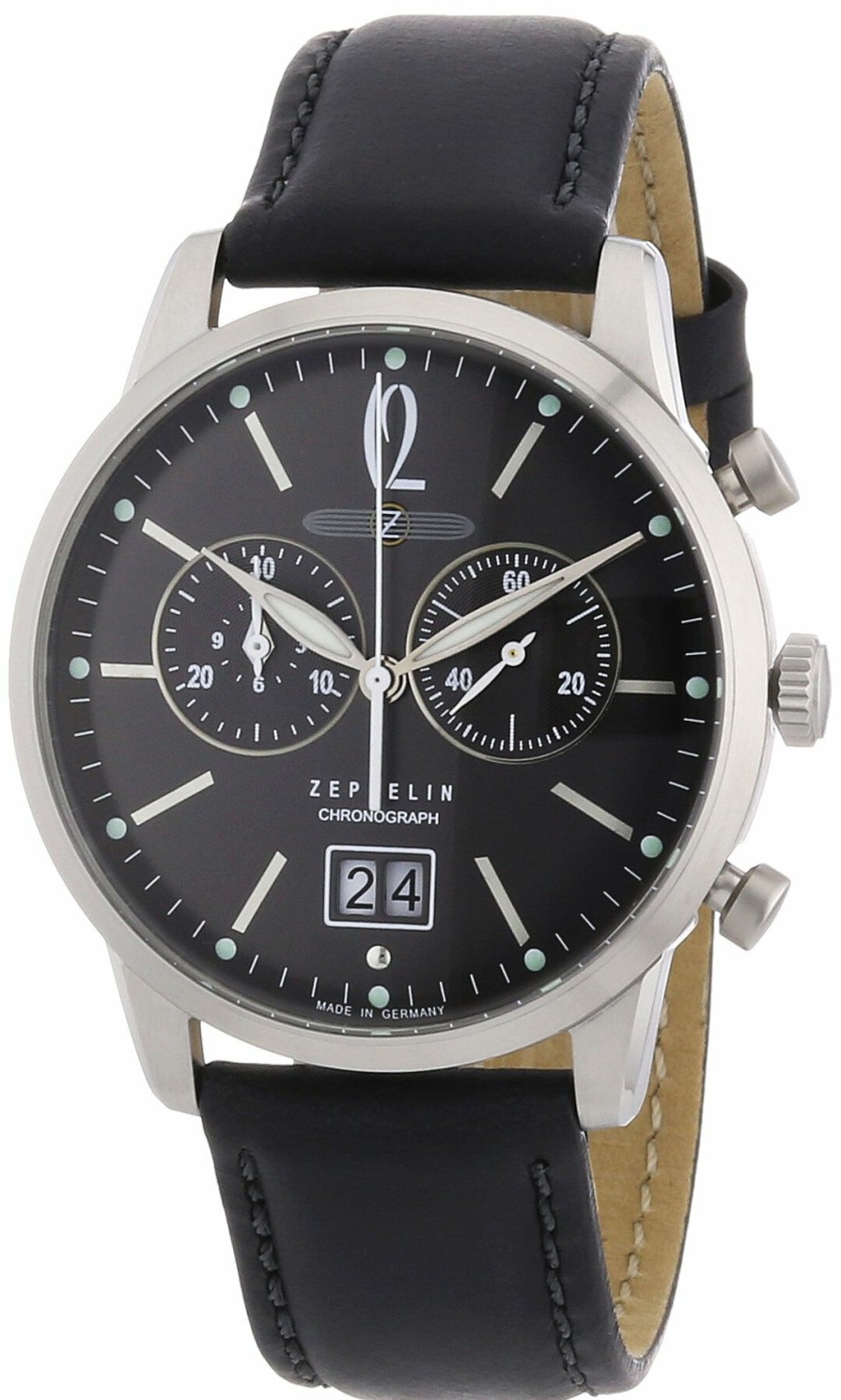 Zeppelin Zeppelin Watches Herren-Armbanduhr Xl Analog Quarz Leder 73862 | Analoguhren