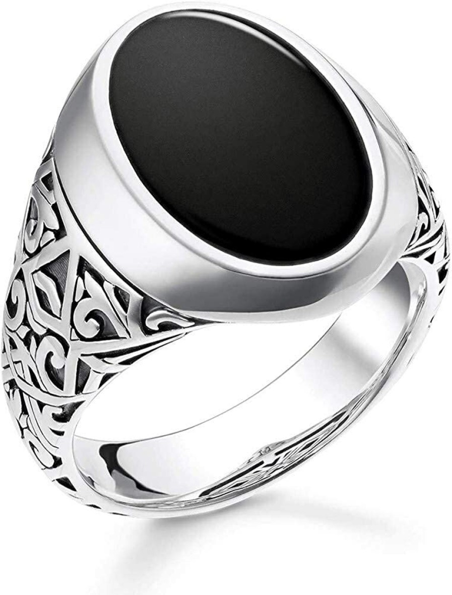 Thomas Sabo Thomas Sabo Uni, Herren Ring 925 Sterlingsilber, Geschwarzt Tr2242-698-11 | Ringe