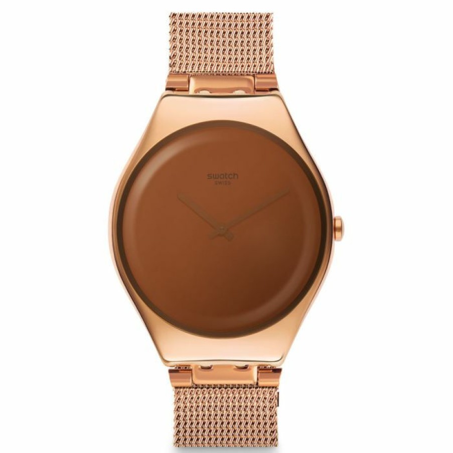 Swatch Swatch Damen Analoguhr Rosegold Syxg107M | Analoguhren