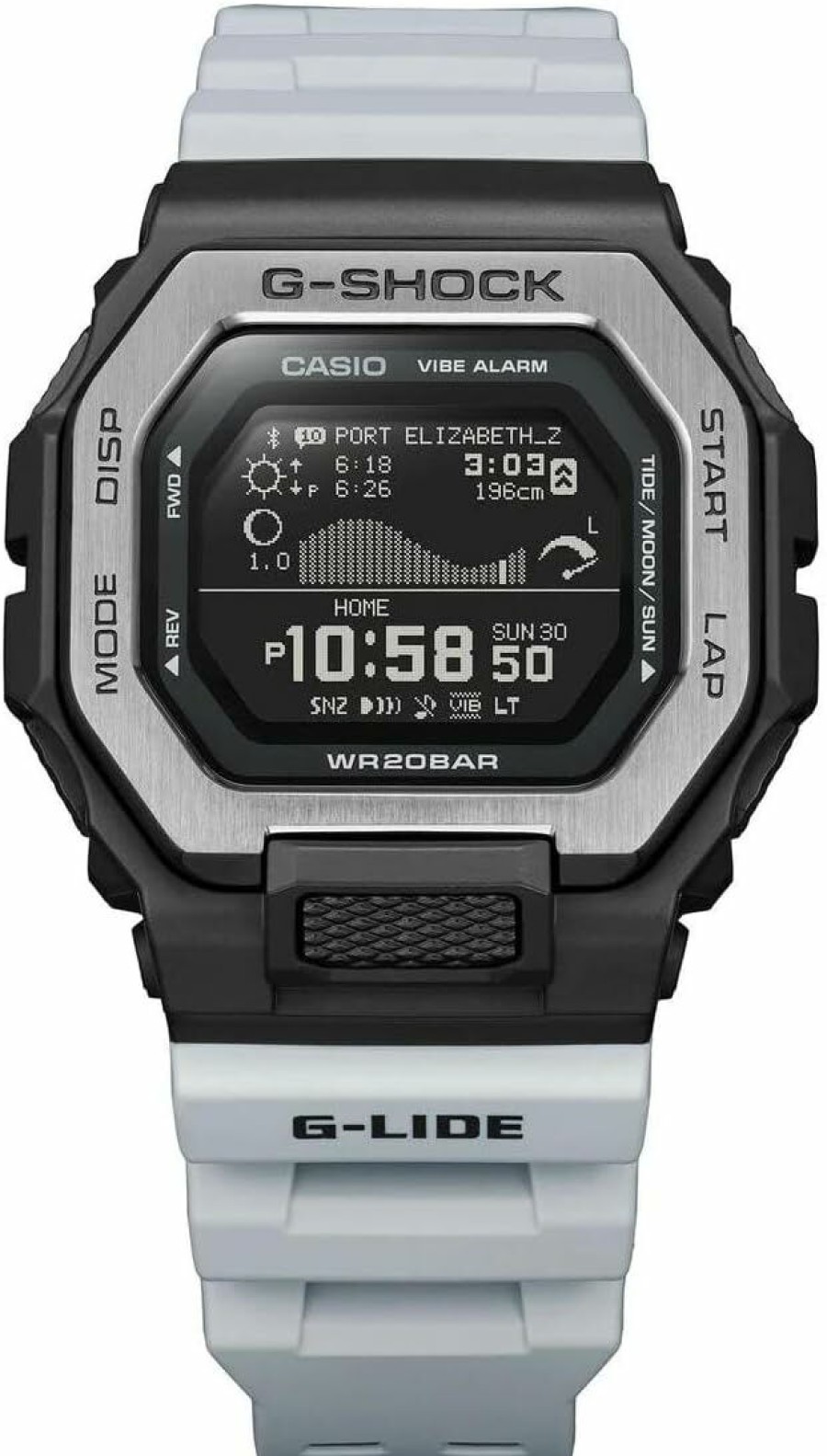 Casio G-Shock Herren Digitaluhr G-Lide Mit Resinband Grau Gbx-100Tt-8Er | Digitaluhren