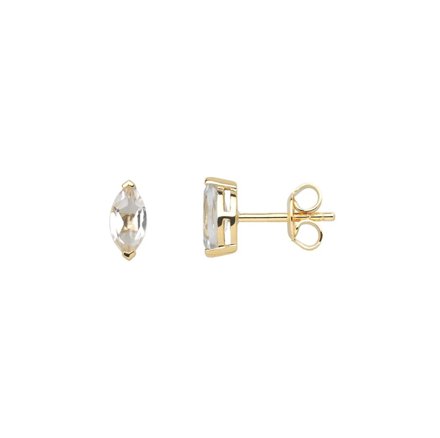 Xenox Xenox Damen Ohrstecker Mit Zirkonia 375Er Gelbgold Xg9K4079G | Ohrringe