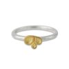 Campur Silberring "Tropfen S", 18 Ct Vergoldet | Ringe