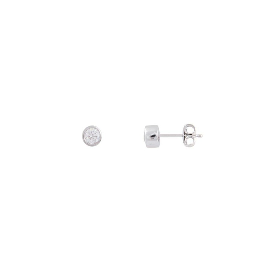 Xenox Xenox Damen Zirkonia Ohrstecker Zargenfassung Silber Xs7028 | Ohrringe