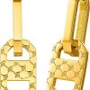 JOOP! Joop! Damen Creolen Edelstahl Gold 2035137 | Ohrringe