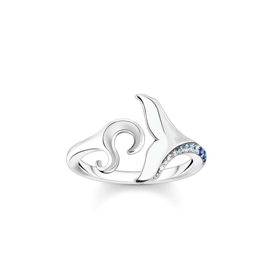 Thomas Sabo Damen-Ring Delfin Tr2385-644-1-54 | Ringe