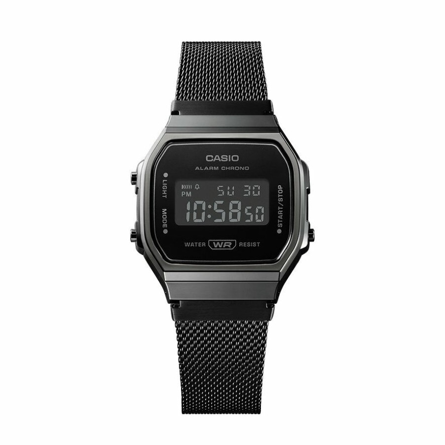 Casio Casio Digitaluhr Vintage Iconic Mit Resinband Schwarz A168Wemb-1Bef | Digitaluhren