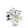 Pandora Pandora Moments Damen Charm Edelweis Blume Silber 798243Enmx | Charms & Anhanger