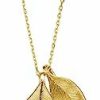 Xenox Xenox Damen Halskette Mit Leaf Anhanger 80Cm Gold Xs1888G | Halsketten