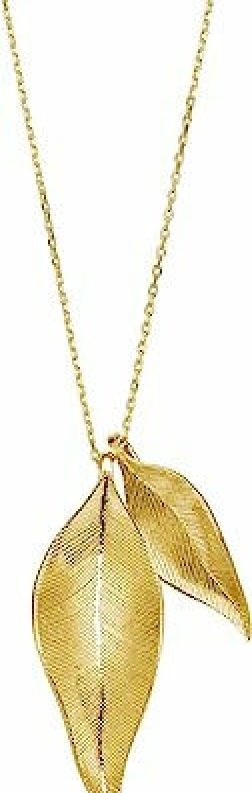 Xenox Xenox Damen Halskette Mit Leaf Anhanger 80Cm Gold Xs1888G | Halsketten