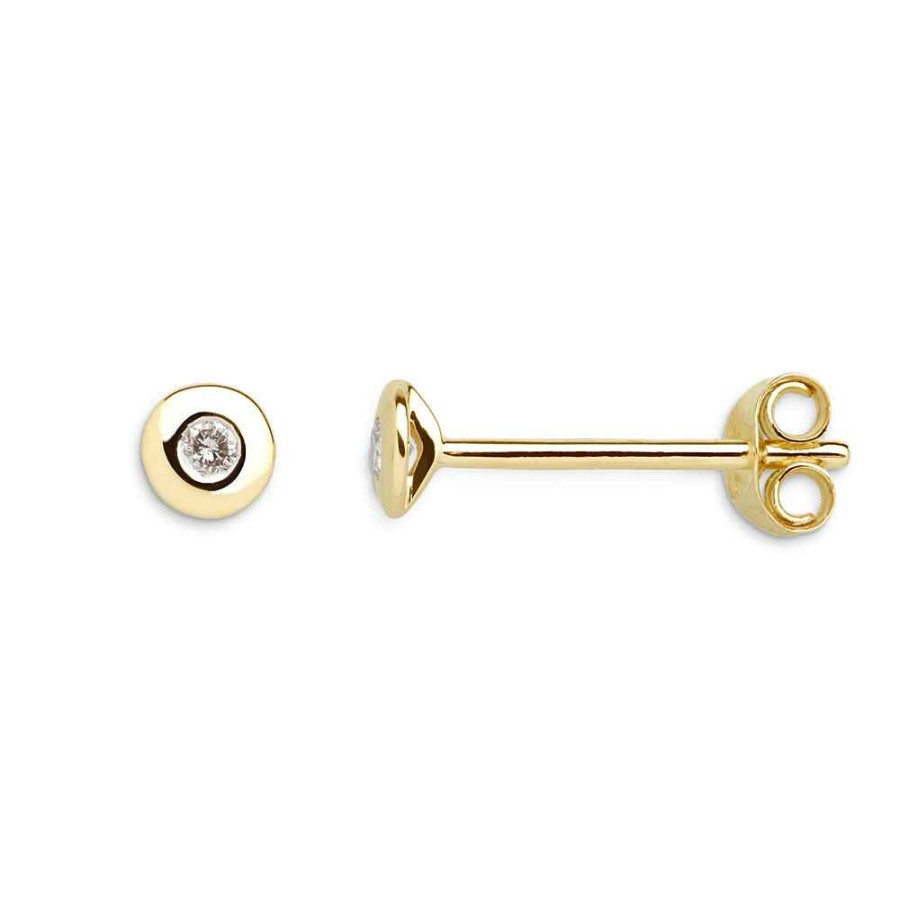 Xenox Xenox Damen Ohrstecker Paar Mit Zirkonia Steinen Xg4051G, Mit Diamanten | Ohrringe