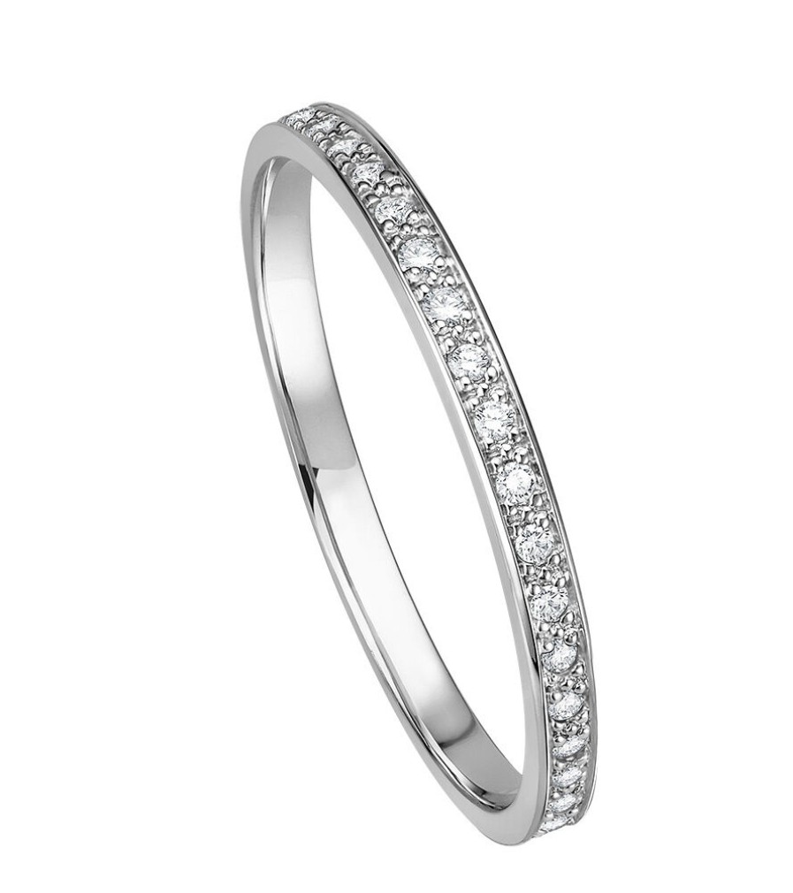 Giloy & Söhne Bella Luce Bella Luce Diamantring Grose 54 Weisgold Mit Diamanten Eh005120-54 | Ringe