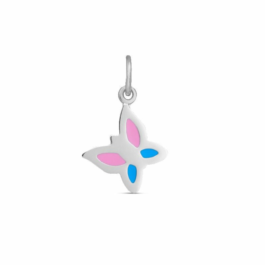 Dein-Juwelier Kollektion Kinder Anhanger Schmetterling Bicolor 28.1122.R | Charms & Anhanger