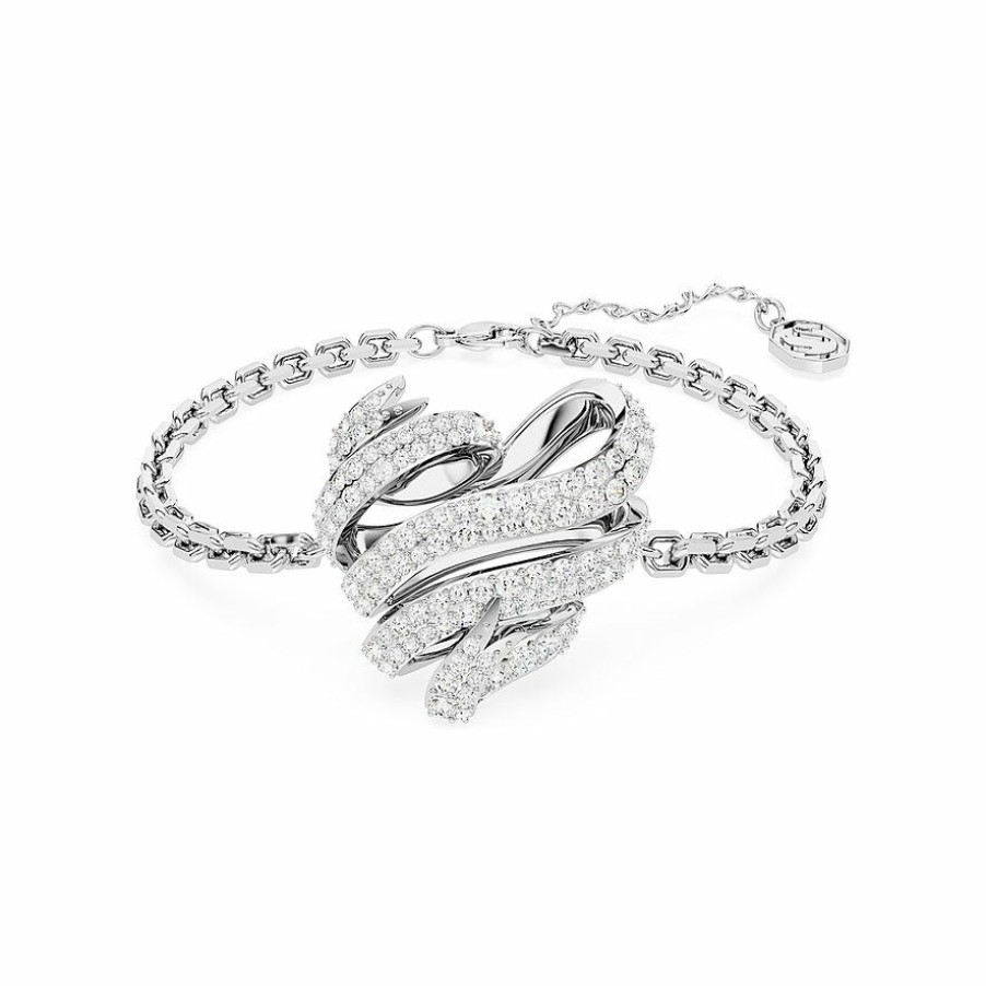 Swarovski Swarovski Damen Armband Volta Herz Silber 5652789 | Armbander