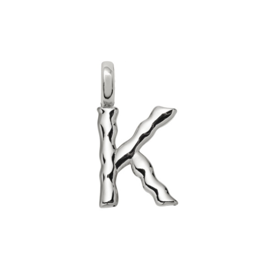 Xenox Xenox Uni Anhanger Buchstabe K Silber Xc5301Wk | Charms & Anhanger