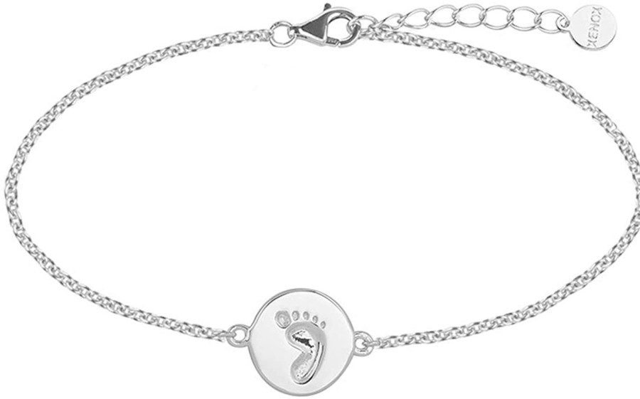 Xenox Xenox Silver Damen Armband Baby Fusabdruck Xs3489 | Armbander