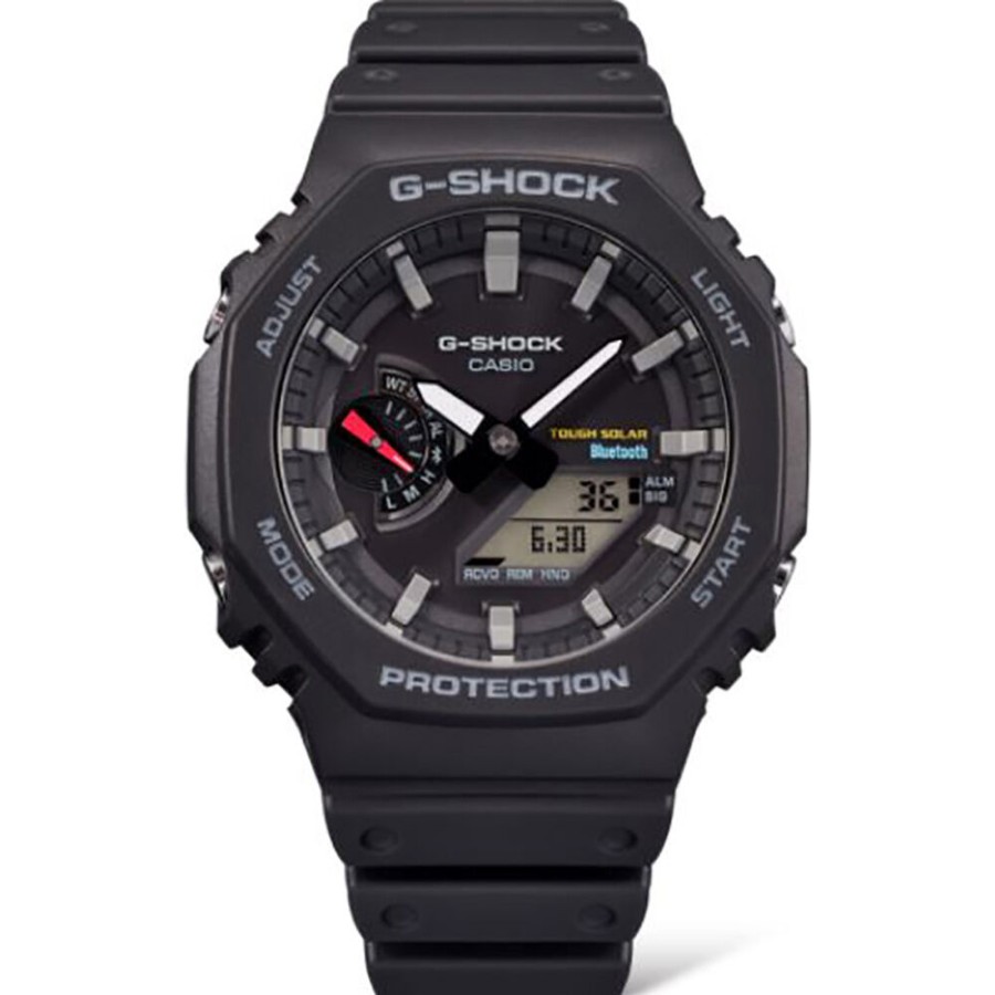 G-Shock Casio G-Shock Herren-Armbanduhr Classic Style Carbon Core Schwarz Ga-B2100-1Aer | Analoguhren