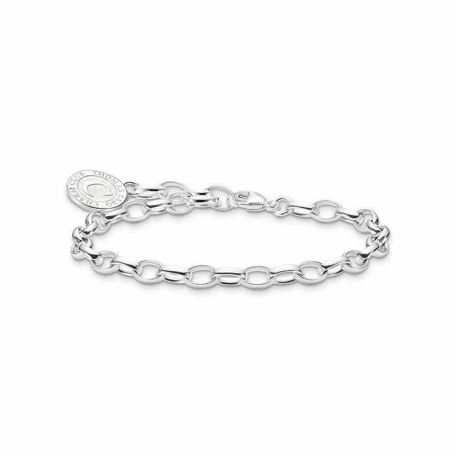 Thomas Sabo Thomas Sabo Damen Carrier Armband 19Cm Silber X0287-007-21-L19 | Armbander