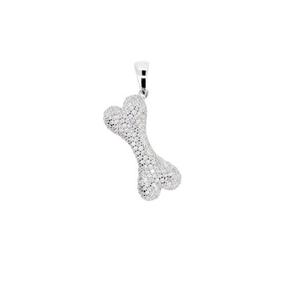 Seinerzeit Seinerzeit Damen Anhanger Hundeknochen Silber Sza-3990-262 | Charms & Anhanger