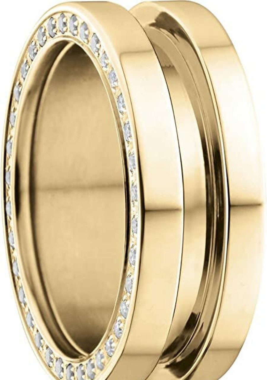 Bering Bering Damen-Ring Artic Symphony Ausenring Edelstahl Teilvergoldet 525-27-53 | Ringe