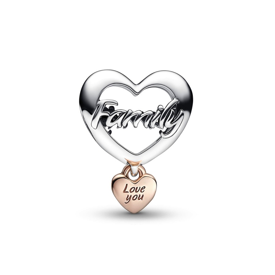 Pandora Pandora Love You Family Heart Charm 782326C00 | Charms & Anhanger