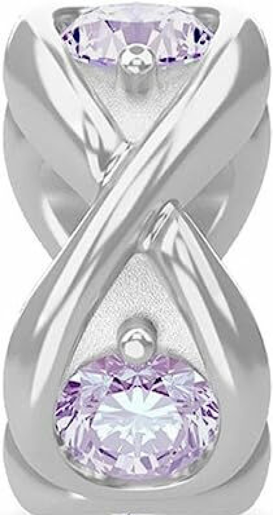 Rosendahl Endless Jewelry Damen Anhanger Lavender Infinity Ocean Silber 41361-1 | Charms & Anhanger