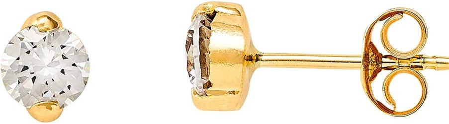 Xenox Xenox Damen 9K 375Er Gelbgold Ohrstecker Mit Zirkonia In Goldfarben - Xg9K4072G | Ohrringe