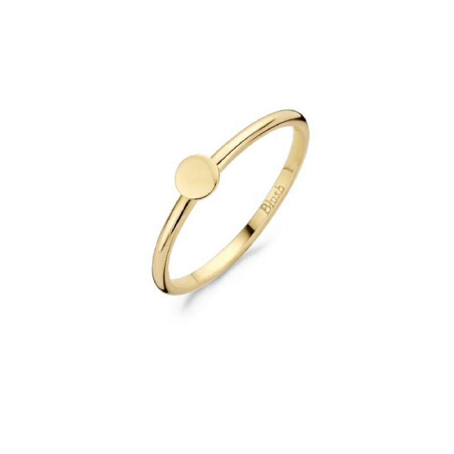 Blush Blush Damen Ring Mit Platte Grose 54 585Er Gold 1212Ygo/54 | Ringe