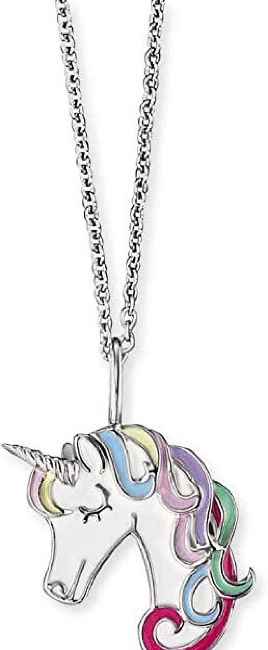 Herzengel Herzengel Madchen Kinder Halskette Aus Sterling Silber Hen-Unicorn01 | Halsketten