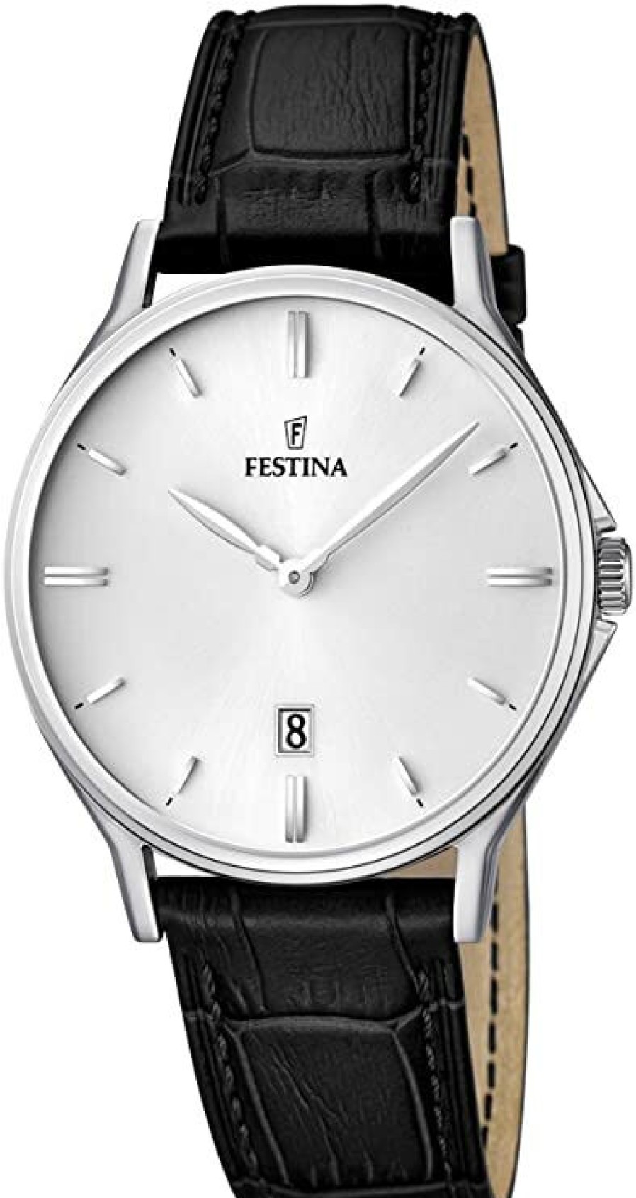 Festina Festina Herren Analog Quarz Uhr Mit Leder Armband F16745/2 | Analoguhren