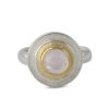 Campur Silberring Mit 7Mm Rosenquarz, 18Ct Vergoldet | Ringe