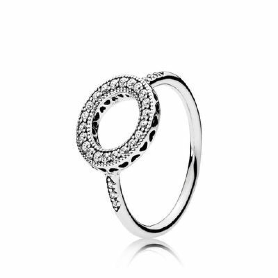 Pandora Pandora Damen Ring Unendliche Herzen Grose 54 Silber 191039Cz-56 | Ringe