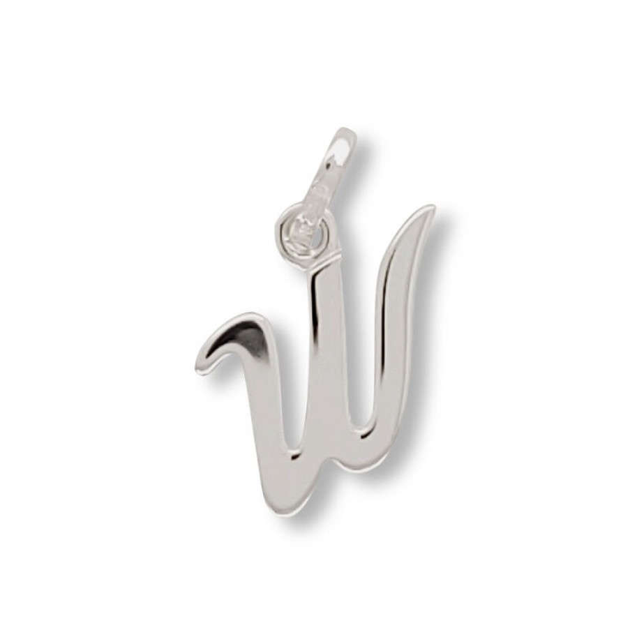 Dein-Juwelier Kollektion Uni Anhanger Buchstabe W Silber 28.1311.R | Charms & Anhanger