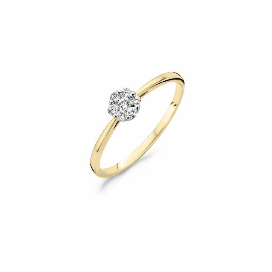 Blush Blush Damen Diamantring 0.11Ct Grose 56 Goldgelb 1610Bdi/56 | Ringe