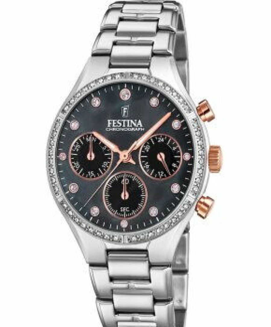 Festina Damen-Armbanduhr Boyfriend F20401/4 | Chronographen