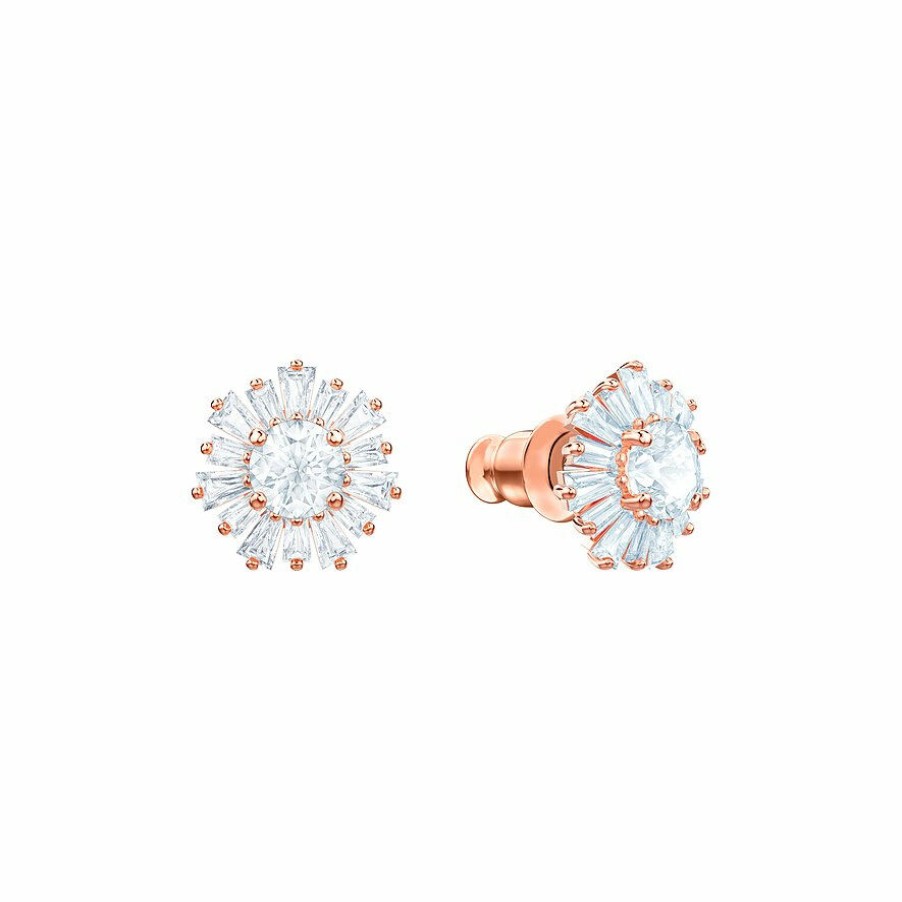 Swarovski Swarovski Damen Ohrstecker Sunshine Rosegold 5459597 | Ohrringe