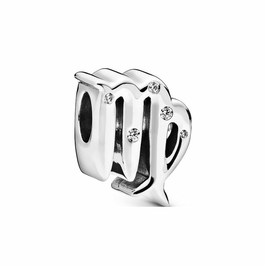 Pandora Pandora Charm Moments Funkelnde Jungfrau Sternzeichen Silber 798417C01 | Charms & Anhanger