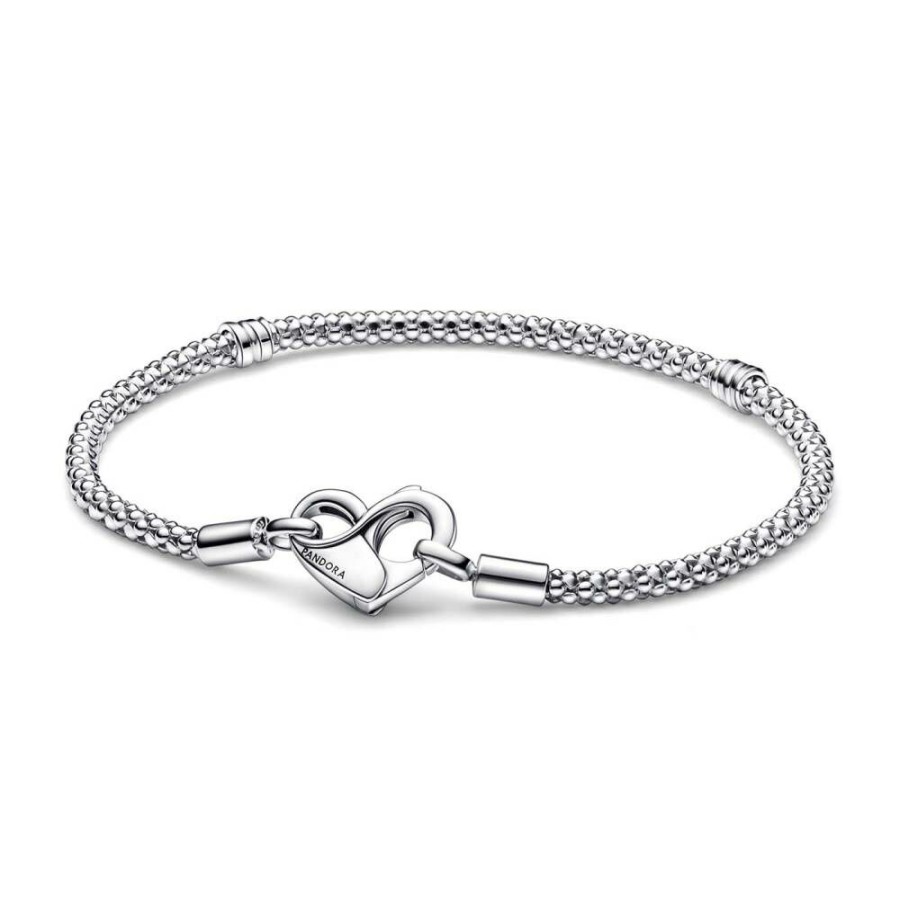 Pandora Pandora Moments Damen Armband Studded Chain Silber 592453C00- | Armbander