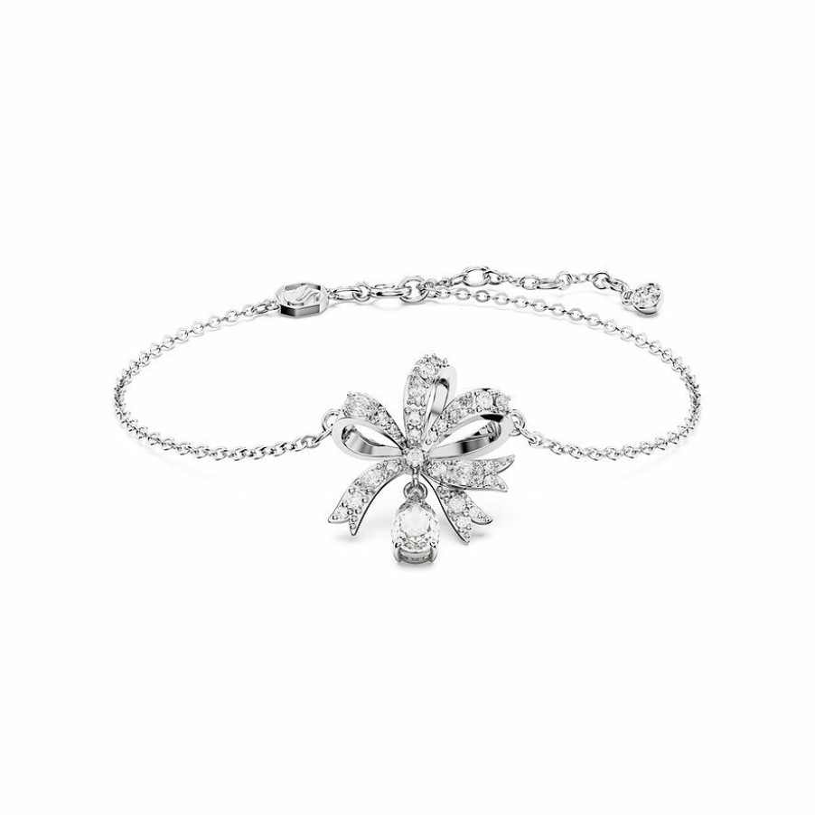 Swarovski Swarovski Damen Armband Volta Schleife Silber 5647581 | Armbander