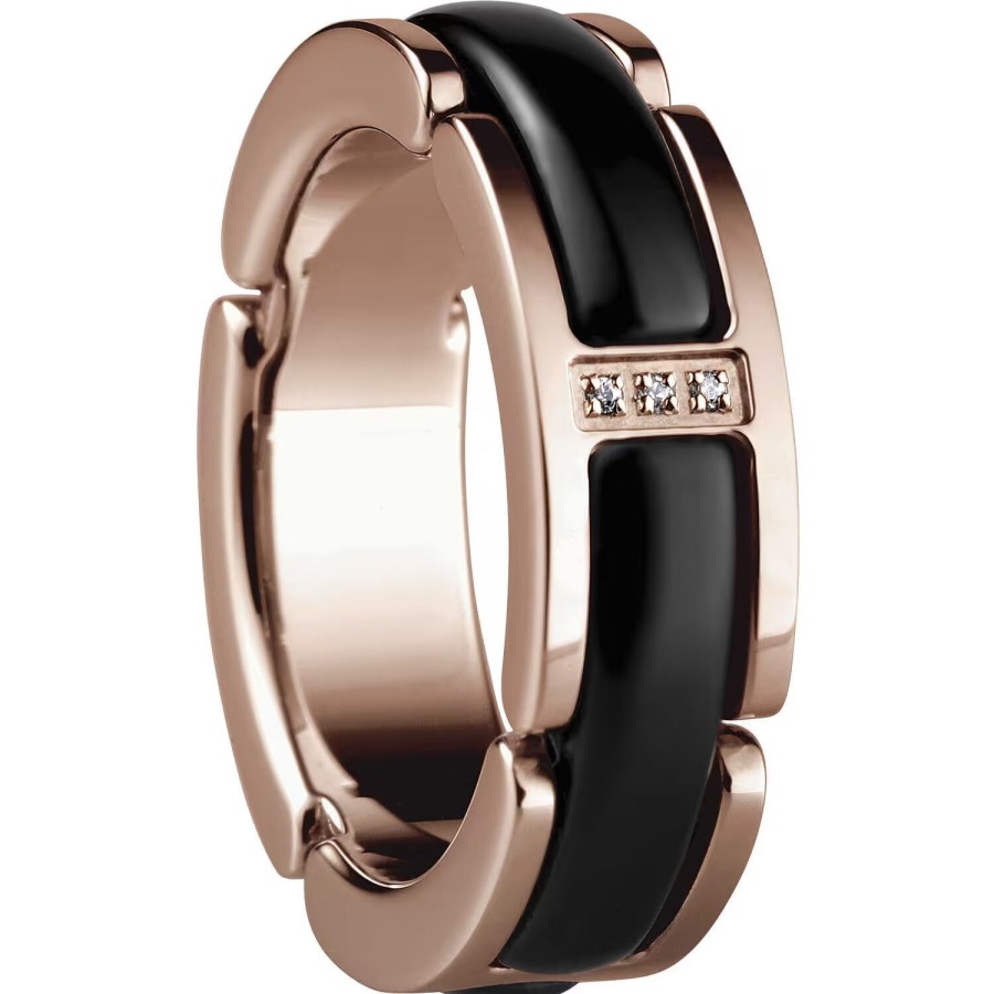 Bering Bering Damen Innenring Keramtik Schwarz 502-36-75 | Ringe