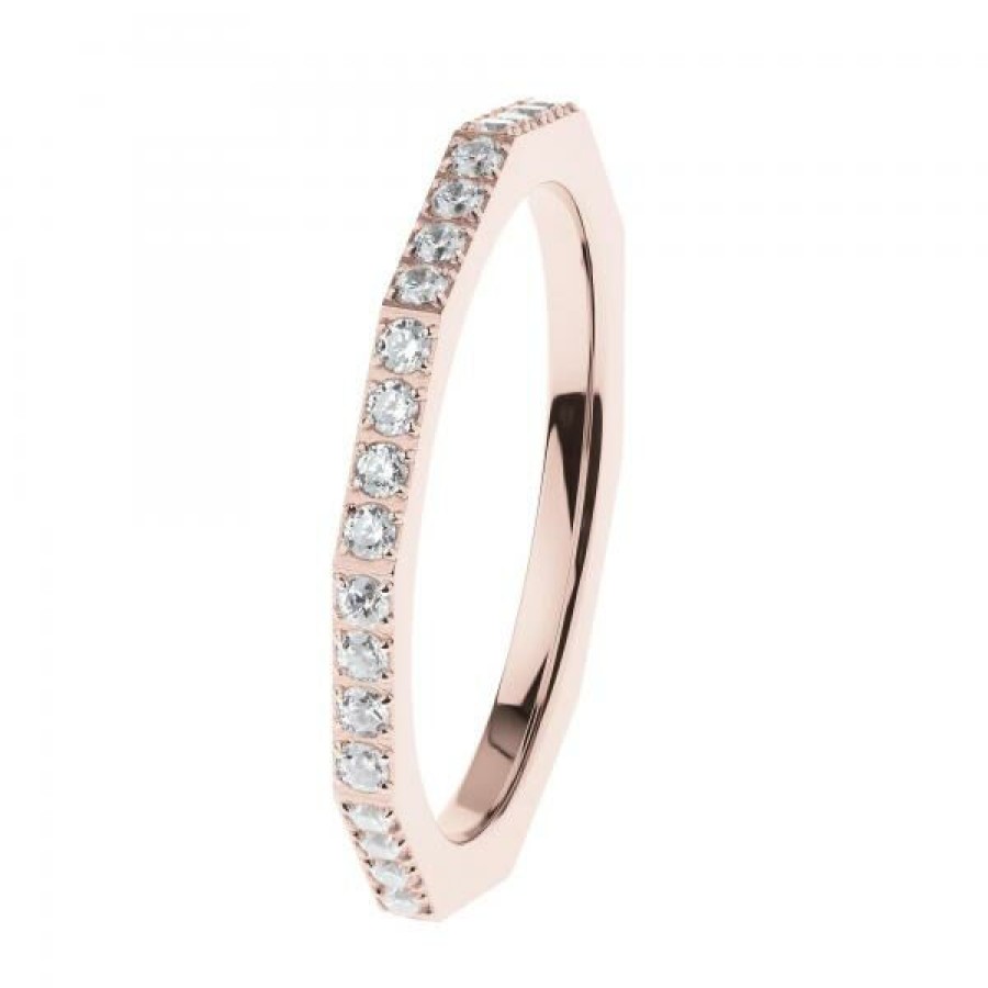 Ernstes Design Ernstes Design Damen Ring Evia Grose 54 Rosegold R595.54 | Ringe