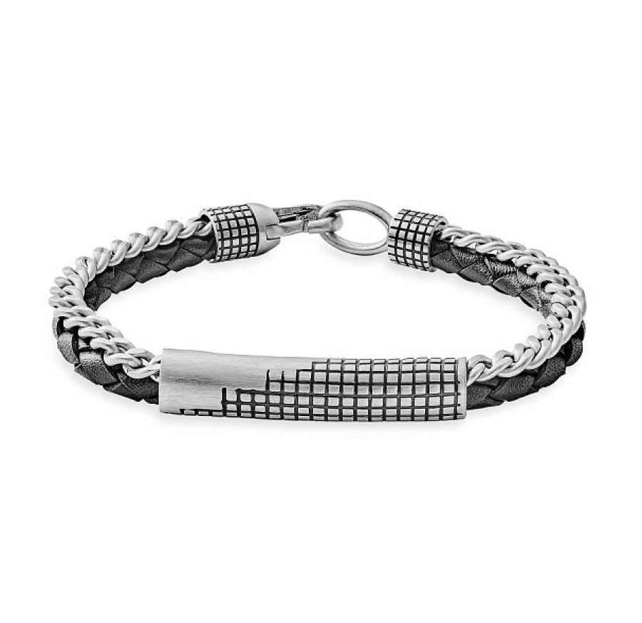 Xenox Xenox Herren Armband Silber X4611 | Armbander