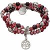 Tamaris Tamaris Damen Armband Jana Burgundy Armband Rot Tf024 | Armbander