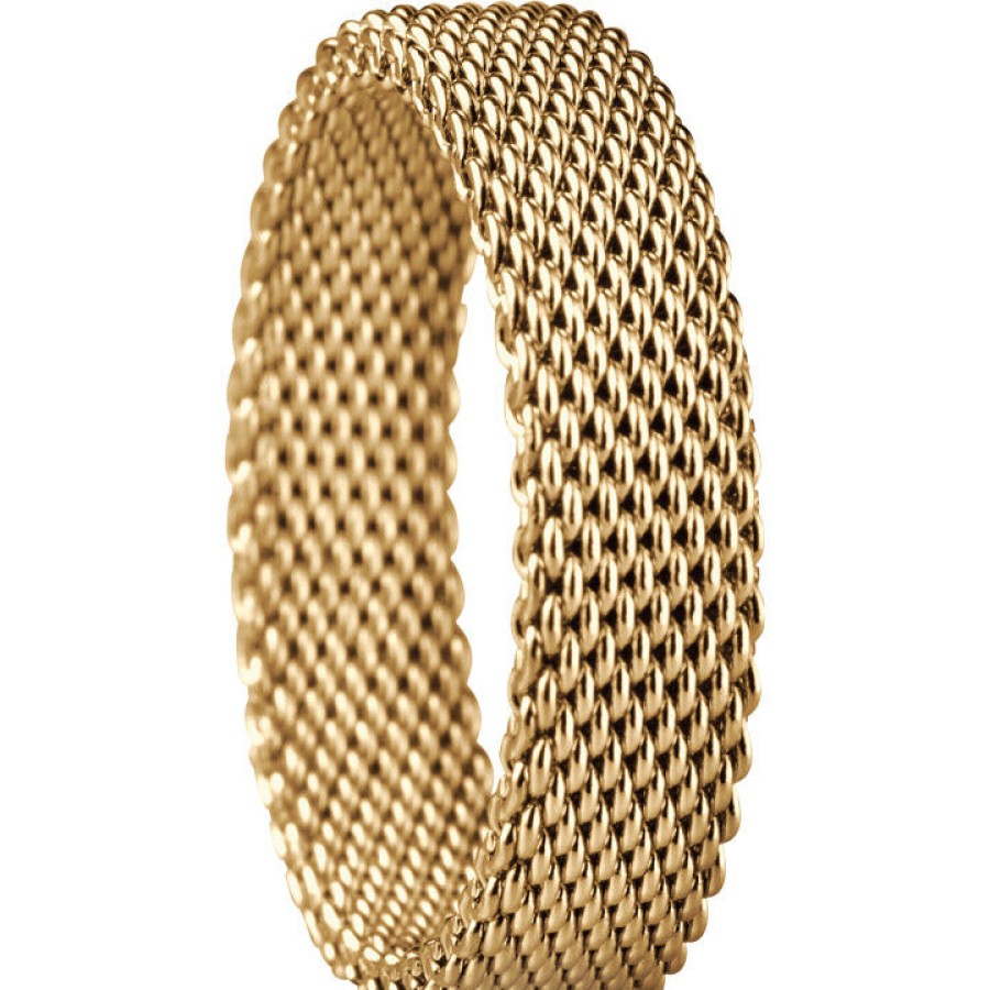 Bering Bering Damen Innenring Mesh Grose 63 Gold 551-20-82 | Ringe