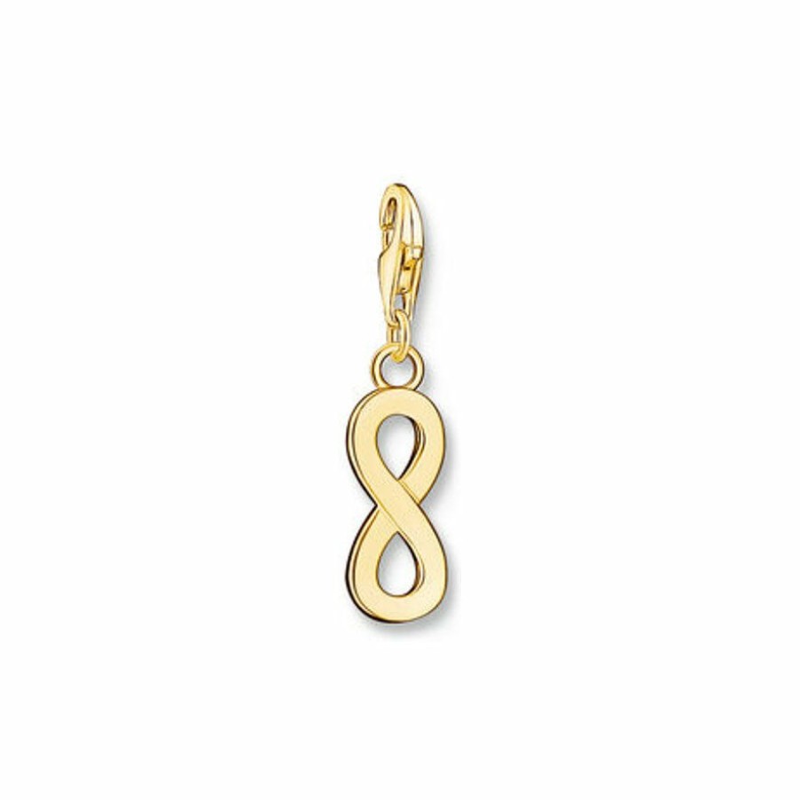 Thomas Sabo Thomas Sabo Damen Anhanger Infinity Charm Gelbgold 1990-413-39 | Charms & Anhanger