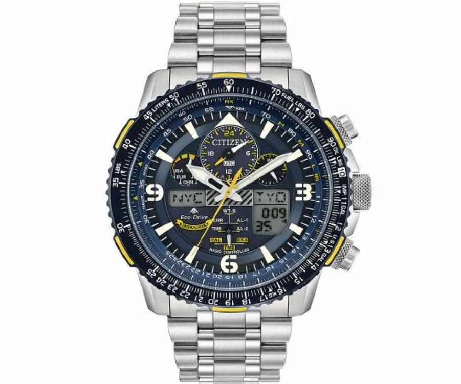 Citizen Citizen Herren Chronograph Flieger Promaster Solar Jy8078-52L | Chronographen